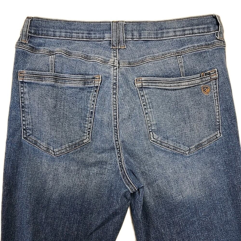 KUHL Womens Kontour Flex Denim Skinny Jeans Sz 10R Vintage Blue Stretch Hiking - Picture 5 of 11